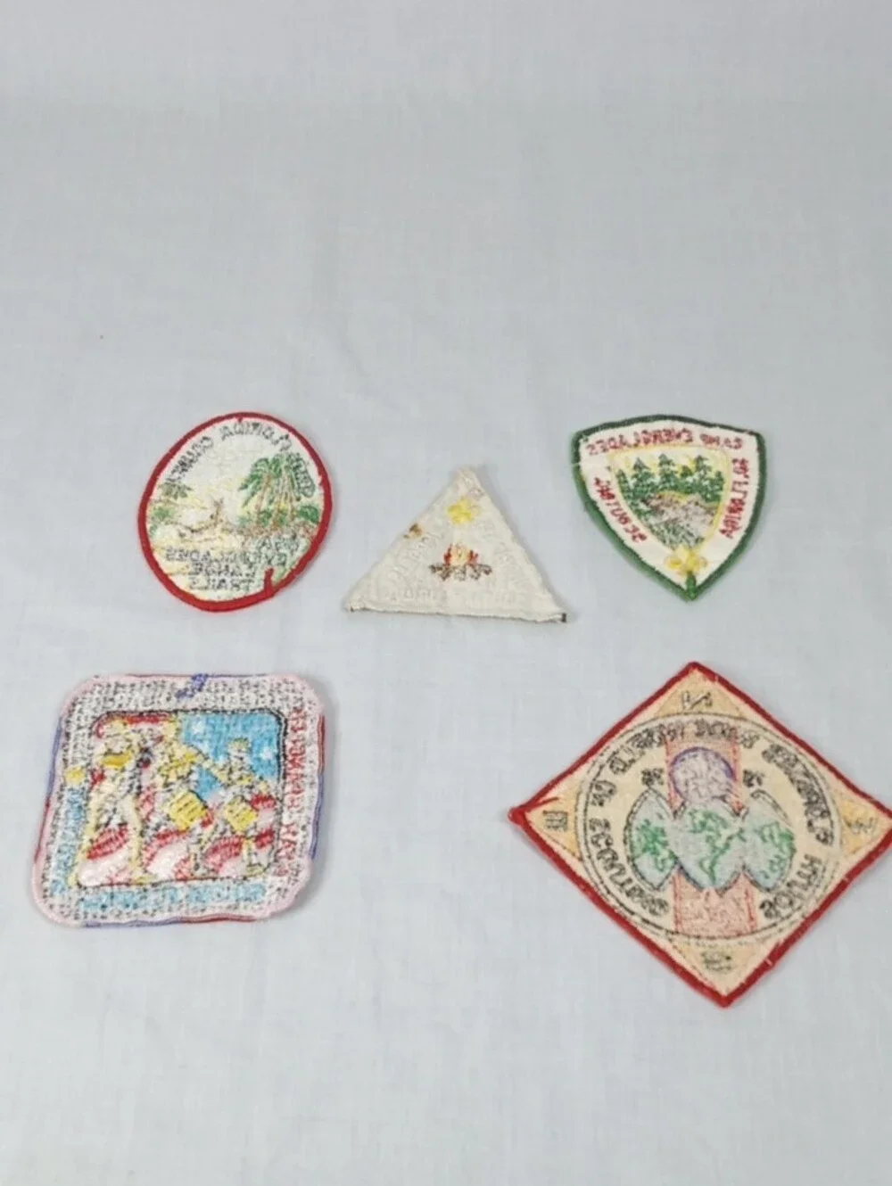 Vintage South Florida Scouting Patches Set Used